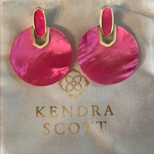 Kendra Scott Didi earrings fuchsia